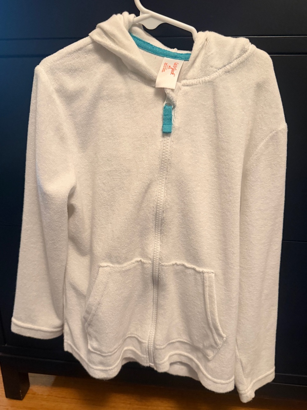 Kids Terry Pool Zip Up Shirt